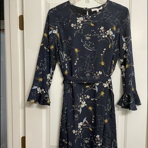 ❌SOLD❌Mika & Gali blue floral dress